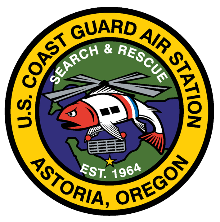 USCG Air Station Astoria Oregon Patch 